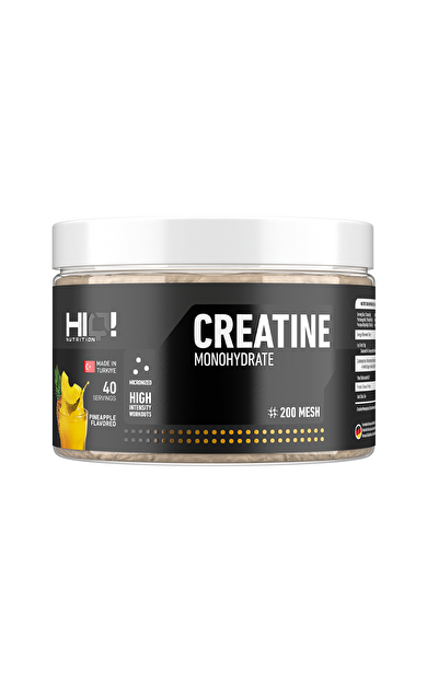 HIQ Creatine 240g PINEAPPLE FLAVORED